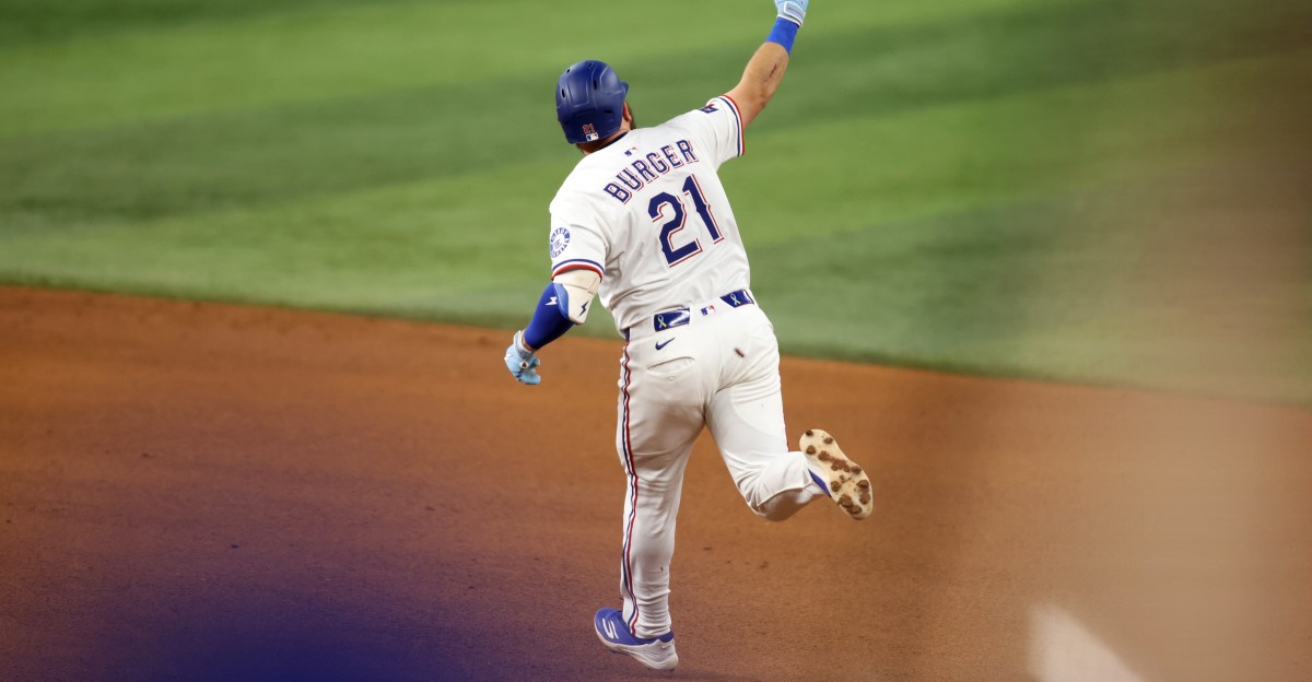 Texas Rangers bring Jake Burger and brooms to beat Milwaukee Brewers