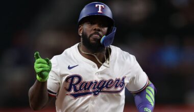 Adolis García returns for Rangers, batting cleanup vs. Mets