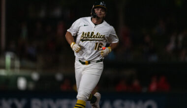 Athletics first baseman Nick Kurtz