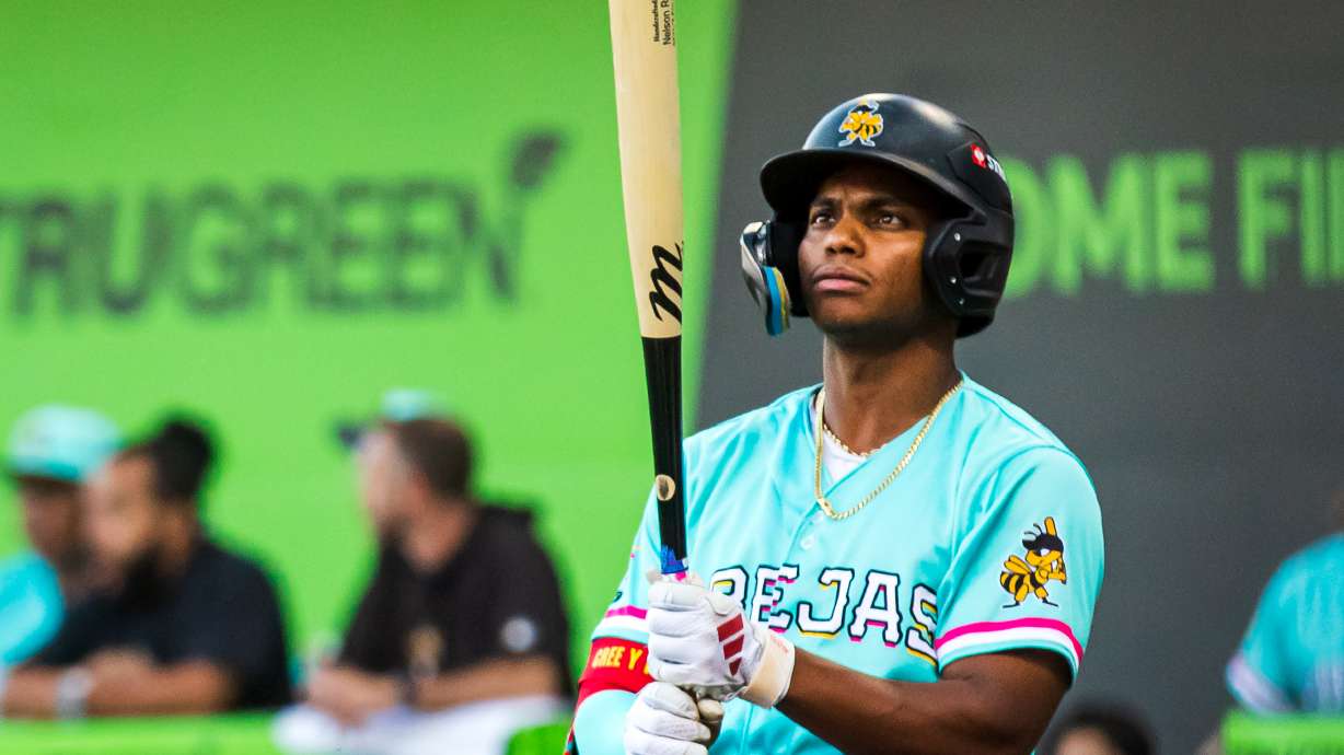 Nelson Rada, the youngest player in Triple-A baseball, is making noise in Salt Lake