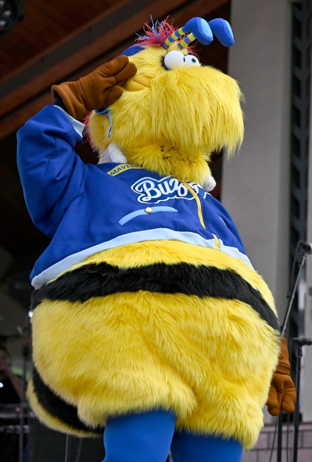 Maverick, the newly announced mascot of the Ontario Tower Buzzers,...