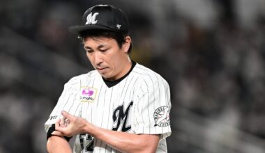 Locker punch leaves Chiba Lotte Marines pitcher Masuda out with fracture 2 saves shy of 250