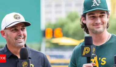 Jack Wilson relives father-son moment, throwing first pitch to Jacob at Pittsburgh Pirates vs Athletics game, 19 years later | MLB News