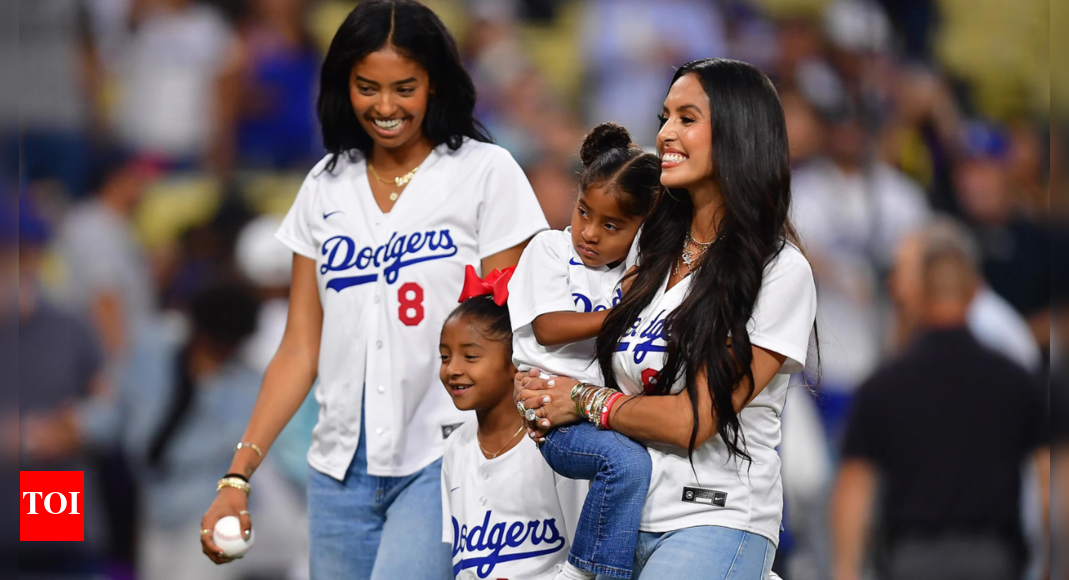 Vanessa Bryant shares heart-warming moments featuring her daughters during a Los Angeles Dodgers game | NBA News