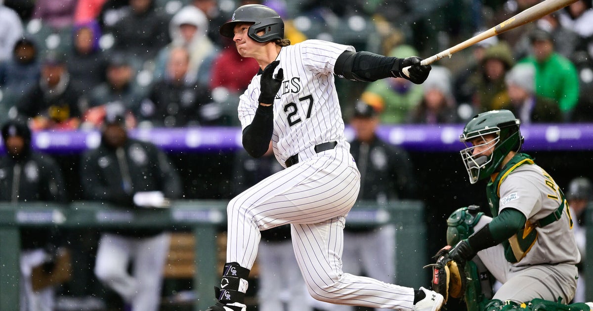 Rockies lose to A's 6-3 in cold and snowy home opener at Coors Field