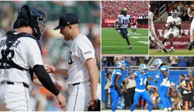 Tigers clinch to division, Lions in Baltimore, Michigan and MSU open Big Ten play