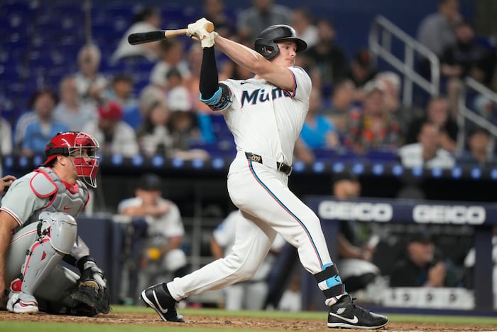 Ahead of final road series, Marlins’ Griffin Conine returns from injury