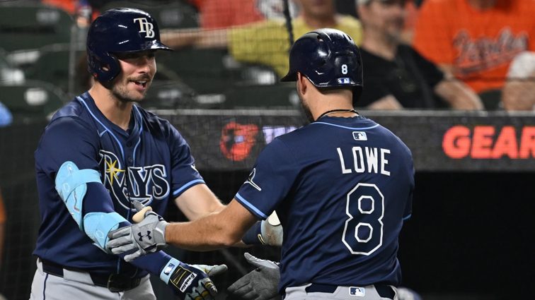 Lowe and Mangum homer and Rays flirt with no-hitter in 6-2 win over Orioles
