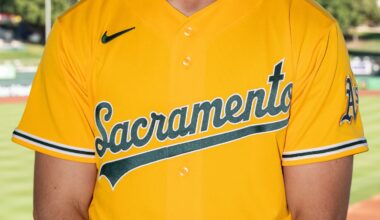 New Sacramento Jerseys, Same A's