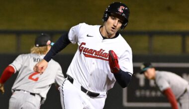 Chase DeLauter debut: Guardians outfielder to become sixth player to debut in MLB playoffs vs. Tigers