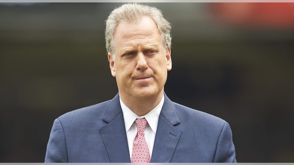 Michael Kay during a ceremony