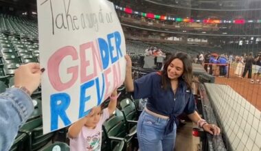 It's a boy! Astros outfielder takes a swing at gender reveal for fans