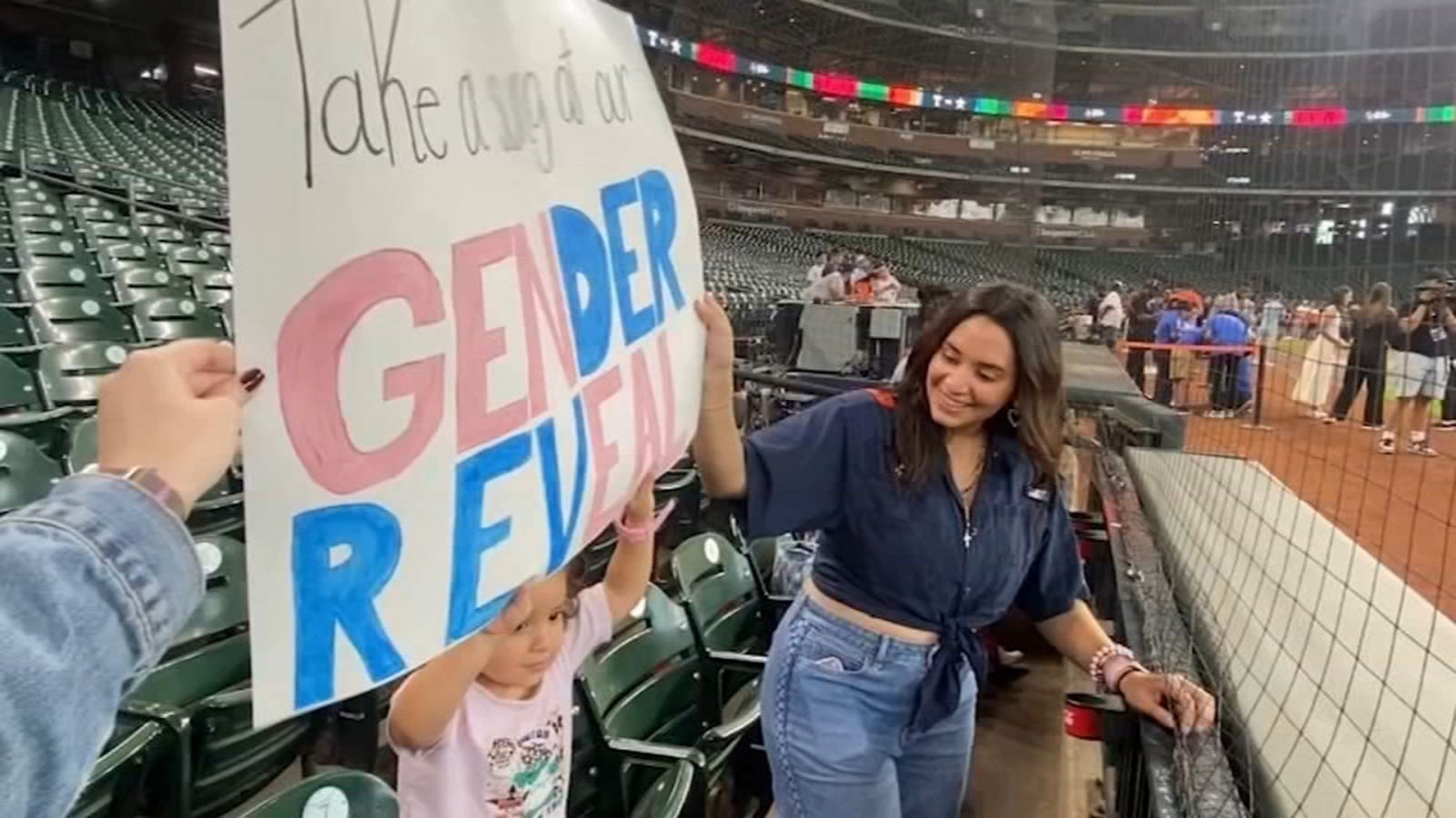 It's a boy! Astros outfielder takes a swing at gender reveal for fans