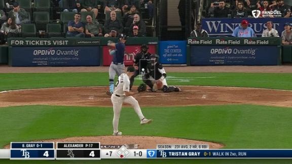 Tristan Gray hits a tiebreaking homer to send the Rays past the White Sox 5-4