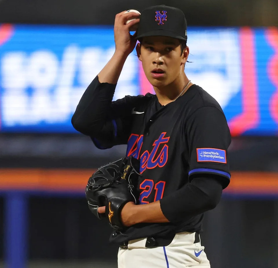 Jonah Tong looks on during the Mets-Rangers game on Sept. 12, 2025. Robert Sabo for NY Post