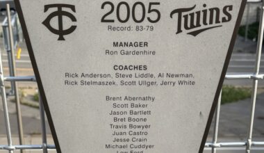 The ‘05 Twins end up in the spin cycle