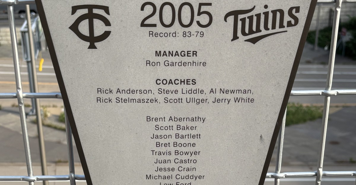 The ‘05 Twins end up in the spin cycle