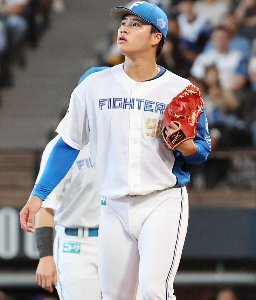 ２回３失点で降板した孫易磊（カメラ・池内　雅彦）