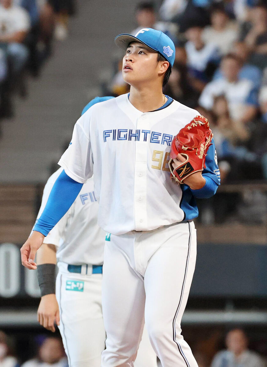 2回3失点で降板した孫易磊(カメラ・池内 雅彦)