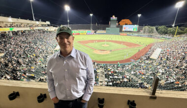 Athletics owner John Fisher is shown at Summit Health Park in Sacramento on Wednesday, Aug. 27, ...