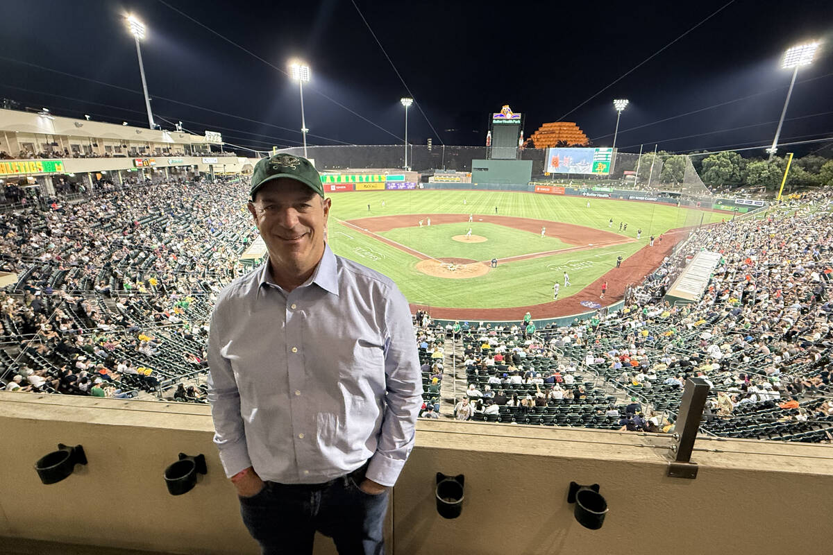 Athletics owner John Fisher is shown at Summit Health Park in Sacramento on Wednesday, Aug. 27, ...