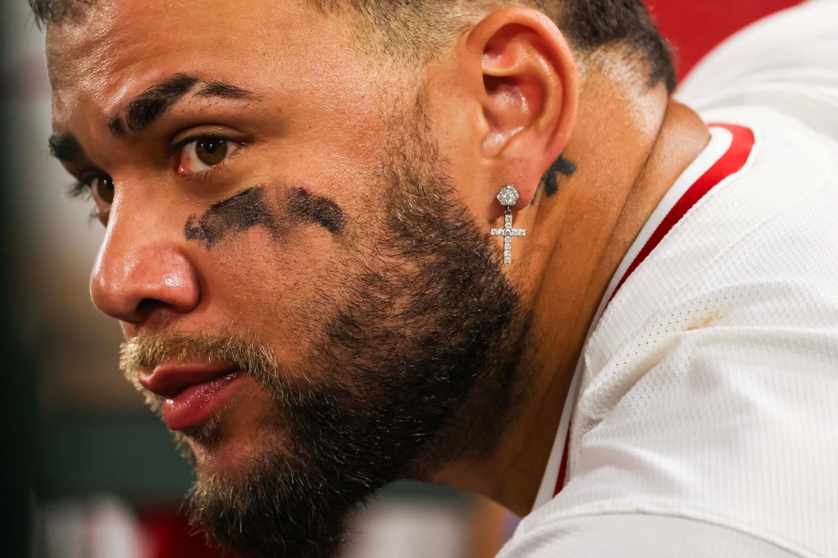 Los Angeles Angels infielder Oswald Peraza (10) at bat during the MLB game against the Sacramento Athletics Friday September 5th, 2025 at Angel's Stadium in Anaheim, Calif. Los Angeles Angels infielder Oswald Peraza (10) at bat during the MLB game against the Sacramento Athletics Friday September 5th, 2025 at Angel's Stadium in Anaheim, Calif.