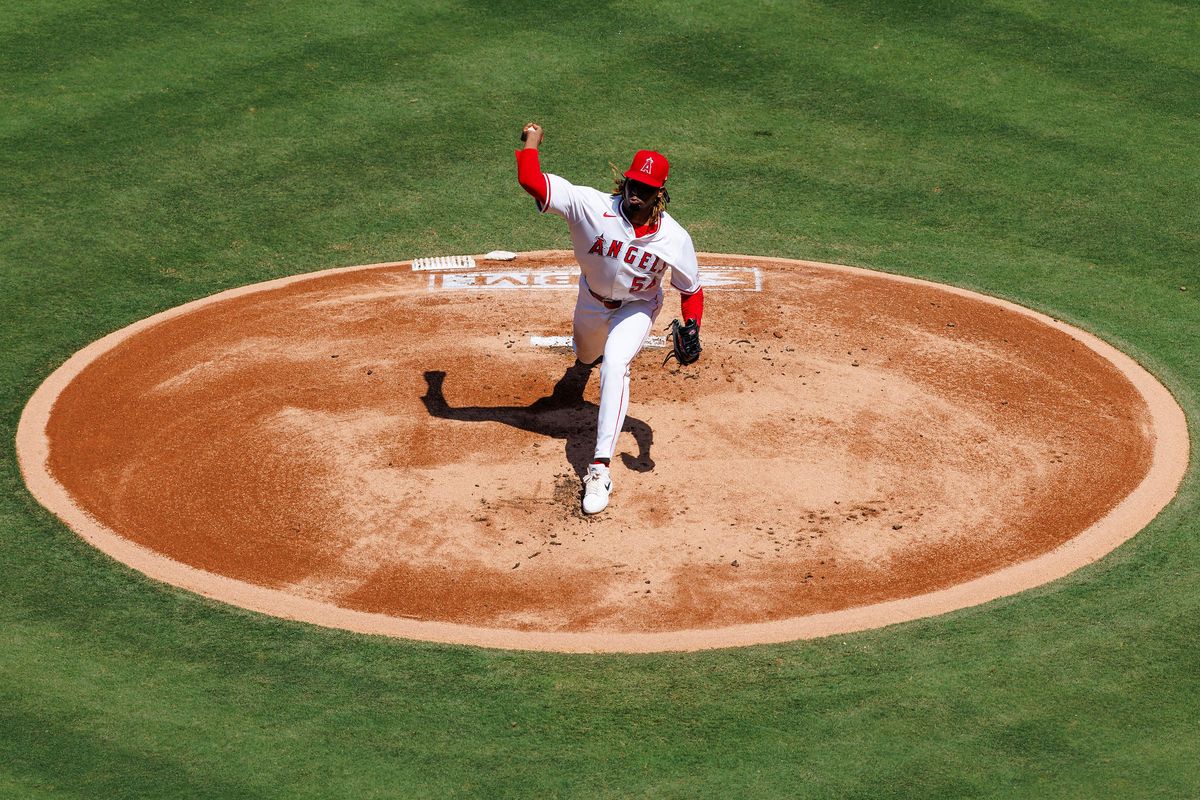 José Ureña #54 of the Los Angeles Angels pitches during the game against the Minnesota Twins at Angel Stadium of Anaheim on September 10, 2025 in Anaheim, California. José Ureña #54 of the Los Angeles Angels pitches during the game against the Minnesota Twins at Angel Stadium of Anaheim on September 10, 2025 in Anaheim, California.