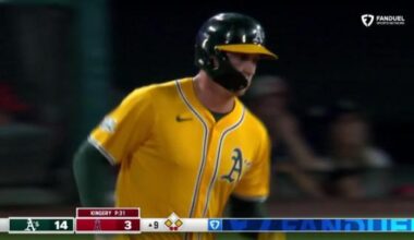 Athletics hit 4 HRs in 17-4 win over Angels