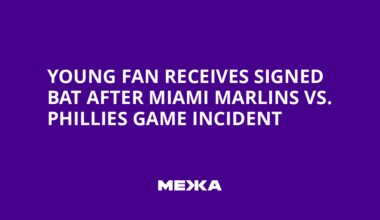 Young Fan Receives Signed Bat After Miami Marlins vs. Phillies Game Incident | Ukraine news