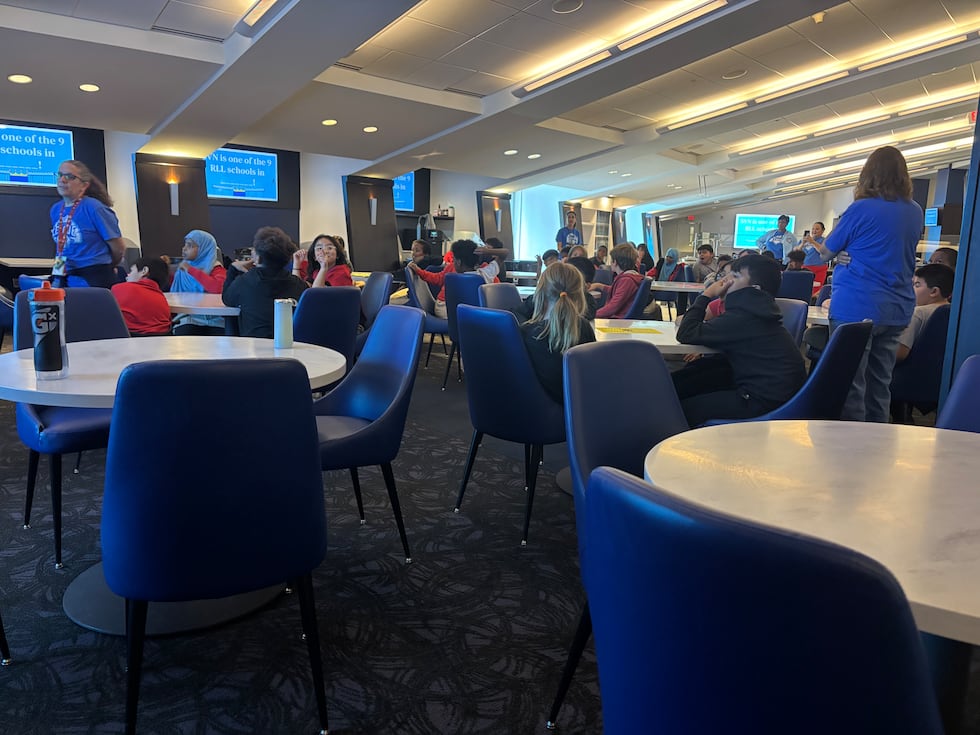 The Royals hosted fourth graders from Scuola Vita Nuova at Kauffman Stadium as part of the...