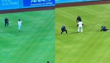 MLB Fan Gets Brutally Taken Down By Multiple Guards At Dodgers vs. Rockies Game [VIDEO]