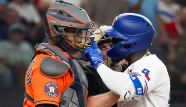 How has the Rangers-Astros rivalry gone over the years?