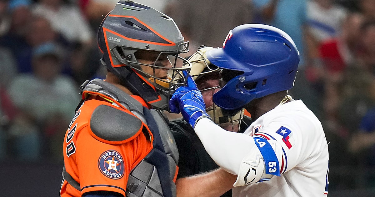 How has the Rangers-Astros rivalry gone over the years?