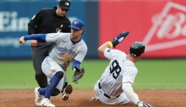 With Bichette sidelined, Blue Jays powerless to prevent Yankees closing in