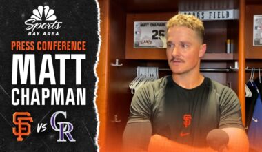 Giants star Matt Chapman hoping for best with suspension – NBC Sports Bay Area & California