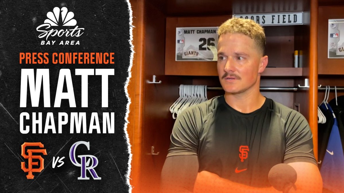 Giants star Matt Chapman hoping for best with suspension – NBC Sports Bay Area & California