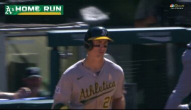 Tyler Soderstorm crushes seventh-inning solo homer vs. Angels – NBC Sports Bay Area & California