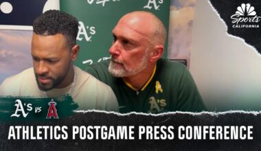 Mark Kotsay and Luis Severino react to Athletics’ loss to Angels – NBC Sports Bay Area & California