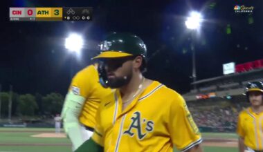 Athletics’ Carlos Cortes hits second home run of game vs. Reds – NBC Sports Bay Area & California