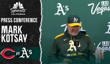 Mark Kotsay ecstatic after Athletics’ win over Reds – NBC Sports Bay Area & California