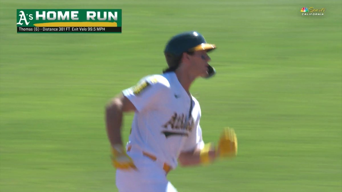 Jacob Wilson, Colby Thomas hit solo homers in fourth vs. Reds – NBC Sports Bay Area & California