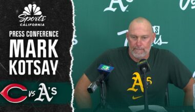 Mark Kotsay lauds ‘elite’ effort in Athletics’ win vs. Reds – NBC Sports Bay Area & California