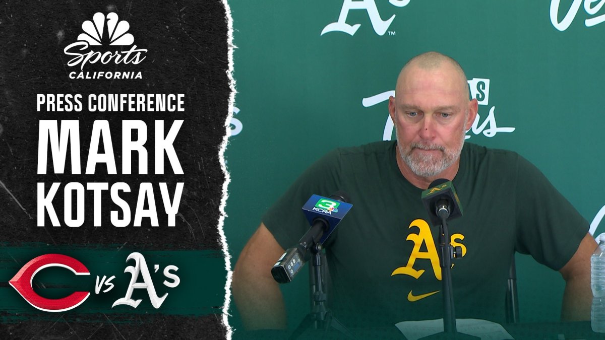 Mark Kotsay lauds ‘elite’ effort in Athletics’ win vs. Reds – NBC Sports Bay Area & California