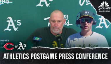 Brett Harris and Mark Kotsay talk glowingly about sweep of Reds – NBC Sports Bay Area & California