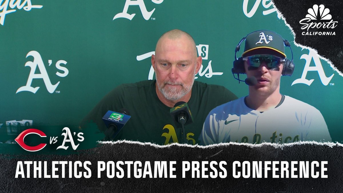 Brett Harris and Mark Kotsay talk glowingly about sweep of Reds – NBC Sports Bay Area & California