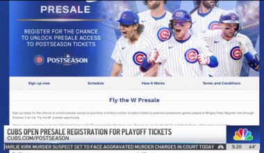 Chicago Cubs’ postseason ticket lottery opens – NBC Chicago