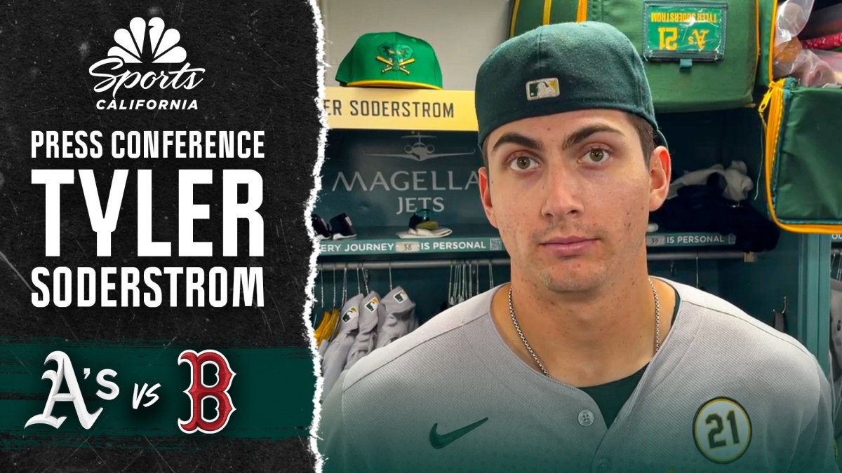 Tyler Soderstrom hopes to finish Athletics’ season strong – NBC Sports Bay Area & California