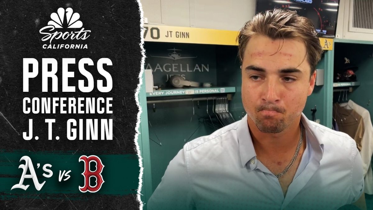 J.T. Ginn details strong outing in Athletics’ win vs. Red Sox – NBC Sports Bay Area & California