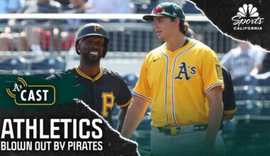 Athletics shut out again in series finale loss to Pirates – NBC Sports Bay Area & California