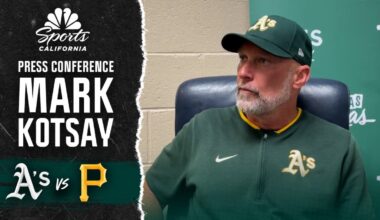 Mark Kotsay stresses Athletics’ reset after ugly loss to Pirates – NBC Sports Bay Area & California